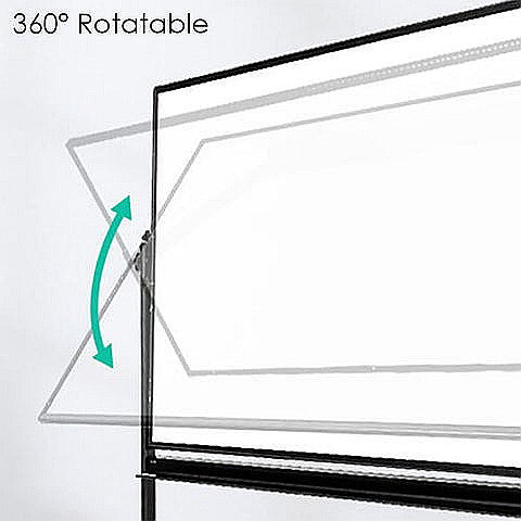 FLIPCHART 90*120CM 2 FETE, ROTATIV PE ORIZONTALA, DLE7882 [4]