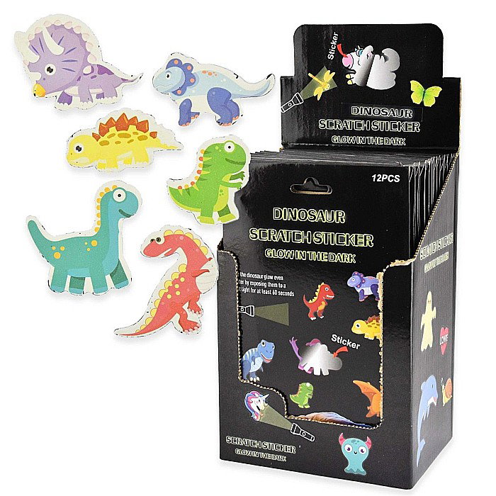 ROB STICKERE RAZUIBILE LUMINOASE 12/SET DINOZAUR 23440 [1]