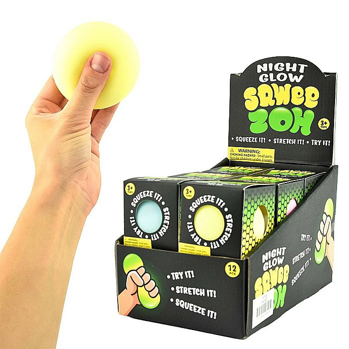 ROB MINGE SQUISHY ANTISTRESS 7CM GLOW IN THE DARK 54052 [2]