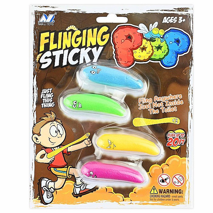 ROB FIGURINA POOP SLINGSHOT 6CM 4/SET CULORI ASORTATE 80178 [2]