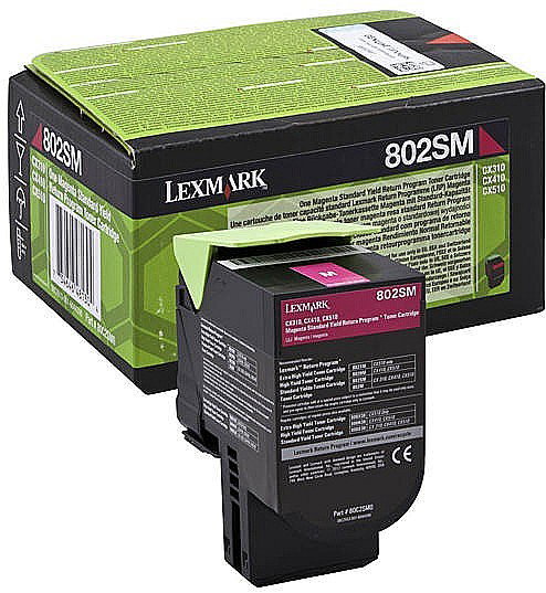 NEO TONER LEXMARK 80C2SM0 MAGENTA 802SM ORIGINAL [1]