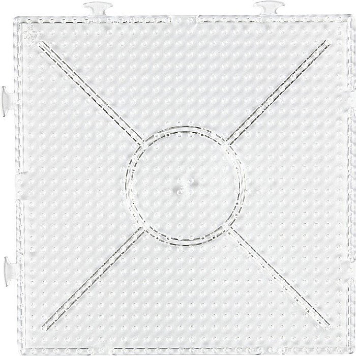 CC PLANSETA PATRATA PENTRU MARGELE FUZIBILE 15*15CM TRANSPARENTA 75310 [1]