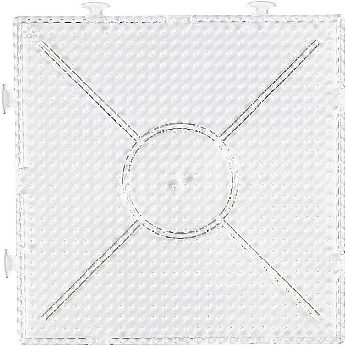 CC PLANSETA PATRATA PENTRU MARGELE FUZIBILE 15*15CM TRANSPARENTA 75310 [3]