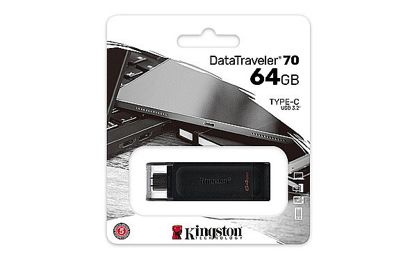 TEC FLASH USB 3.2 KINGSTON 64GB Data Traveler 3.2 Gen DT70 [1]