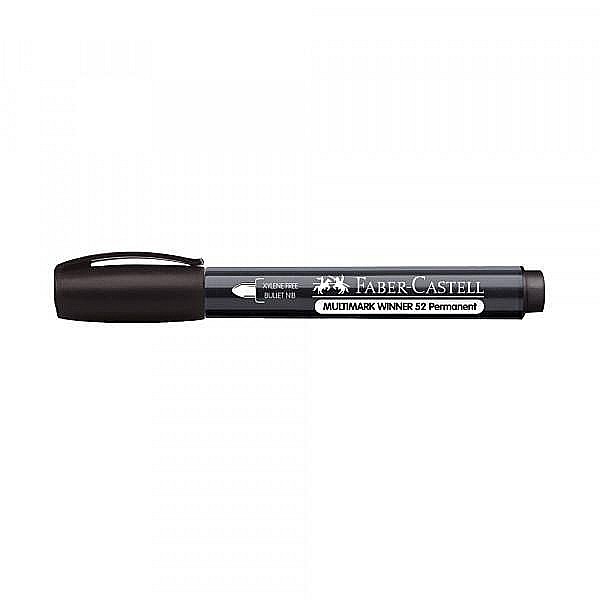 LEC MARKER PERMANENT FABER-CASTELL NEGRU VARF ROTUNND FC453397 [2]