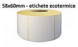 ROM ROLA PRET 58*60 MM, TERMICA, 650 ETICHETE/ ROLA [1]