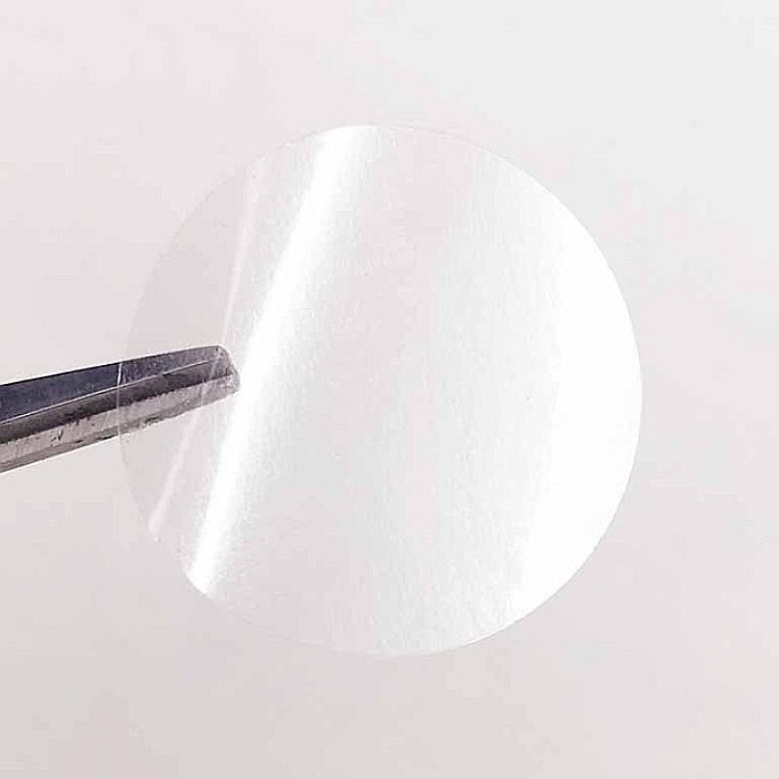 ROM Etichete sigilare transparente adeziv permanent, 30*30 mm, 4600 etichete/ rola 410911 [2]