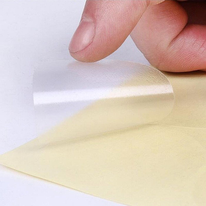 ROM Etichete sigilare transparente adeziv permanent, 30*30 mm, 4600 etichete/ rola 410911 [3]