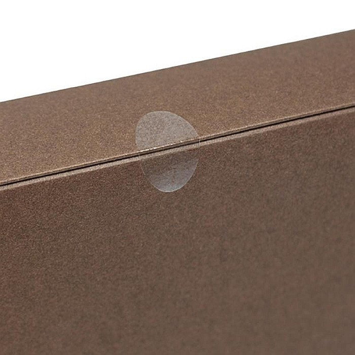 ROM Etichete sigilare transparente adeziv permanent, 30*30 mm, 4600 etichete/ rola 410911 [4]
