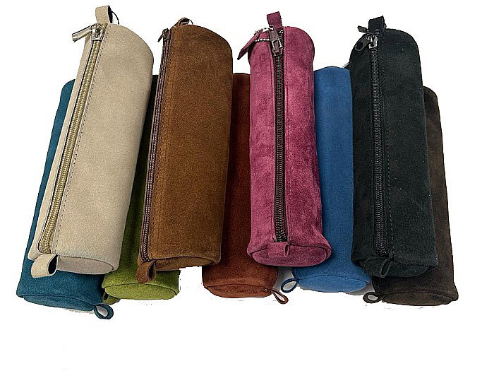 LAM ETUI CILINDRIC PIELE NATURALA/VELUR DIVERSE CULORI [1]