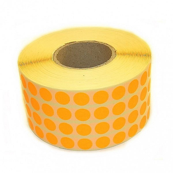 ROM ROLA PRET BULINE MICI 10*10 MM 17320 ETICHETE/ ROLA COLOR [5]