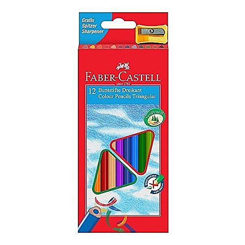 LEC CREIOANE COLORATE FABER-CASTELL TRIUNGHIULARE ECO 12/SET FC120523 [1]