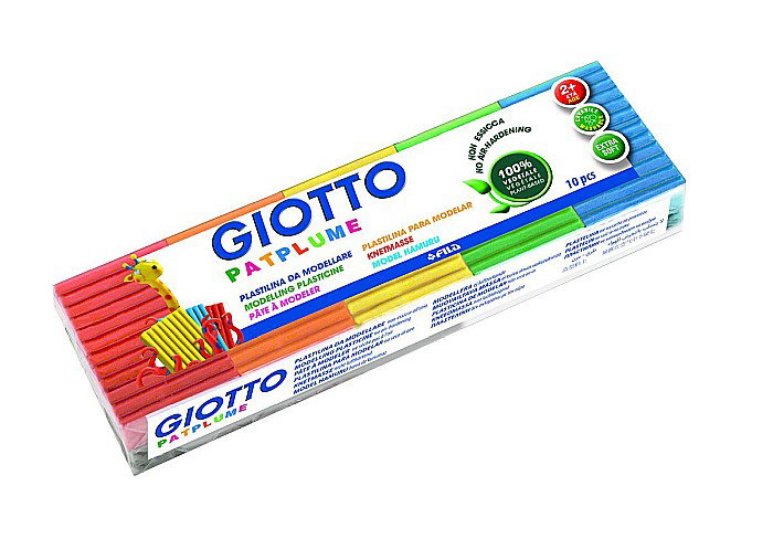 FIL PLASTILINA GIOTTO PATPLUME VEGETALA 50G 10/SET 513300 [1]