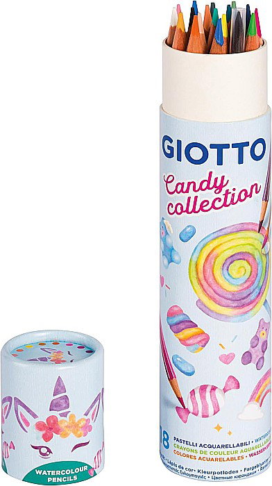 FIL CREIOANE COLORATE GIOTTO AQUARELL 18/SET, PASTEL, CANDY COLLECTION 250000 [2]