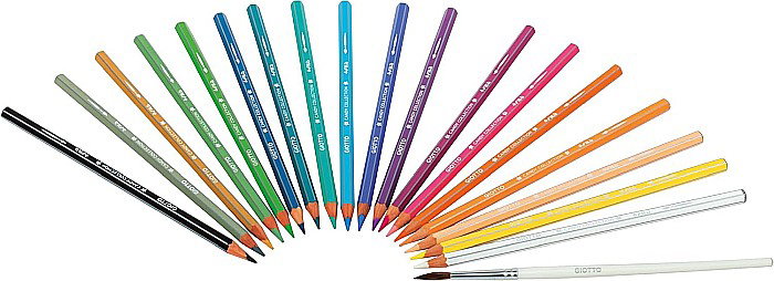 FIL CREIOANE COLORATE GIOTTO AQUARELL 18/SET, PASTEL, CANDY COLLECTION 250000 [4]