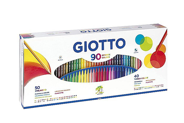 SET 90 PIESE STILNOVO, 50 CREIOANE COLORATE SI 40 CARIOCI, GIOTTO 25750000 [1]