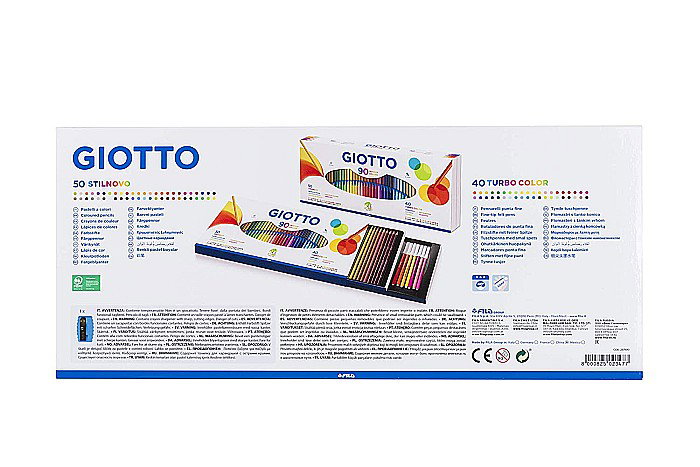 SET 90 PIESE STILNOVO, 50 CREIOANE COLORATE SI 40 CARIOCI, GIOTTO 25750000 [4]