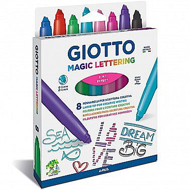FIL CARIOCI CALIGRAFIE GIOTTO 8/SET 2IN1 EFFECT 426500 [1]
