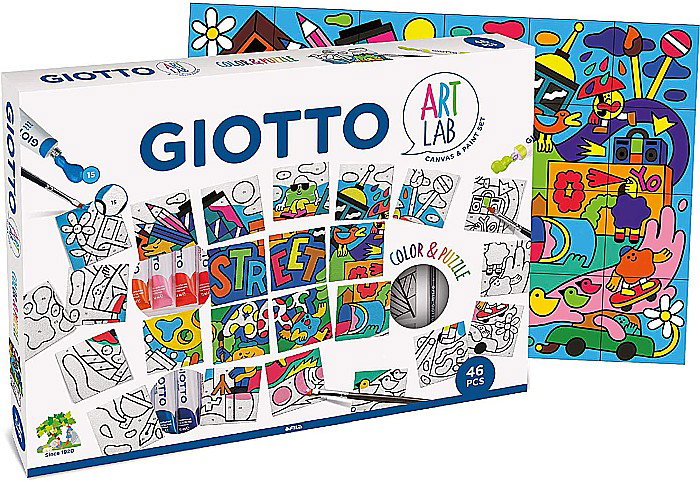 SET CREATIV GIOTTO COLOR SI PUZZLE ART LAB 581800 [3]