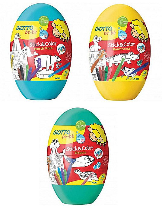 FIL SET DESEN GIOTTO BEBE Stick & Color Egg OU 472700 [1]