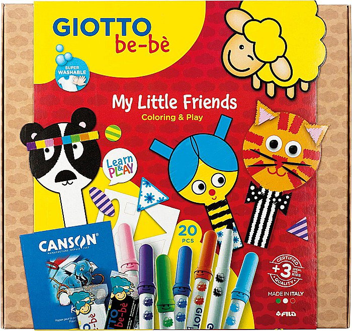 SET DE COLORAT GIOTTO BEBE MY LITTLE FRIENDS 478700 [1]