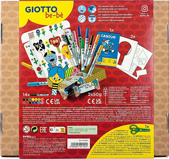 SET DE COLORAT GIOTTO BEBE MY LITTLE FRIENDS 478700 [4]
