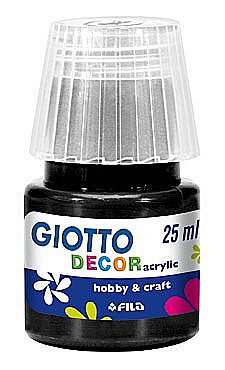 FIL VOPSEA ACRILICA GIOTTO 25ML NEGRU 538124 [1]