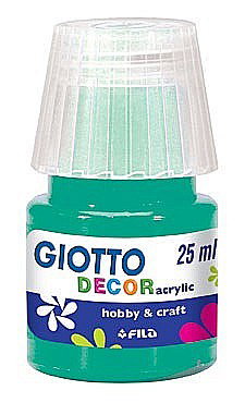 FIL VOPSEA ACRILICA GIOTTO 25ML VERDE EMERALD 538114 [1]