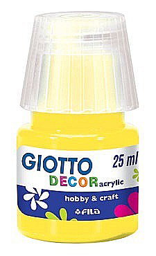 FIL VOPSEA ACRILICA GIOTTO 25ML GALBEN PRIM 538102 [1]