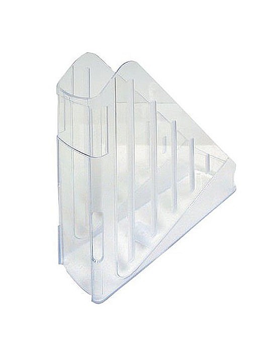 SUPORT DE PLASTIC VERTICAL PENTRU DOSARE, TRANSPARENT TR4118CR [1]