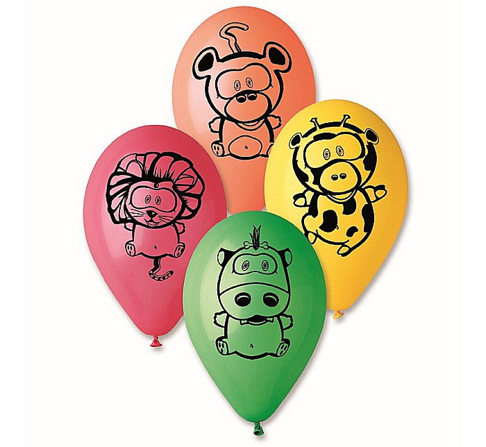 GOD BALOANE Premium Balloons 'Jungle Animals", 30cm, mix GS110/P145 [1]