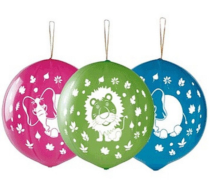 GOD BALOANE Premium balloons, Jungle, ball shape with rubber band, 3/set GB/PG06 [1]