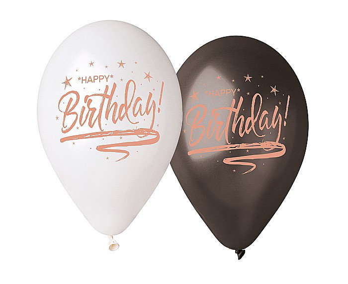 GOD BALOANE PREMIUM HELIUM BALLOONS, Happy Birthday, 33cm 5/set GMS120/798 [2]