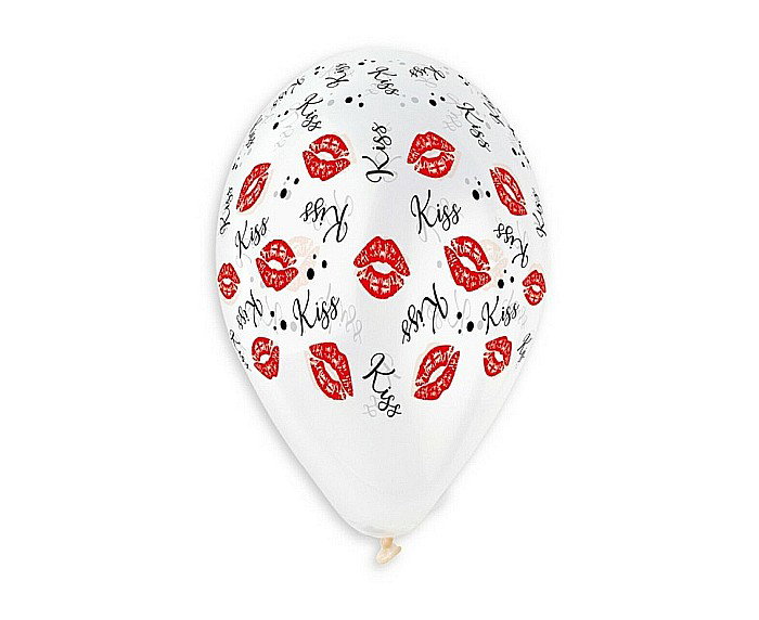 GOD BALOANE Premium helium balloons KIss Kiss, 33cm, 5/set GS120/946 [2]