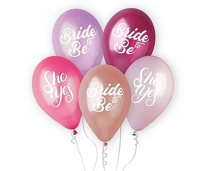 GOD BALOANE Premium helium ballons, Ladies Night, 33cm, 5/set GMS120/LNG [1]