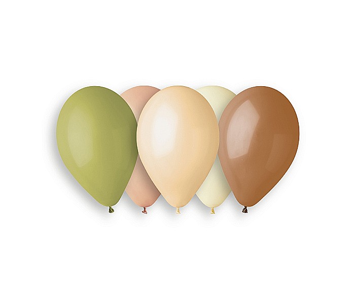 GOD BALOANE Premium helium balloons, colours of nature, 33cm 5/set G120/KN5 [1]