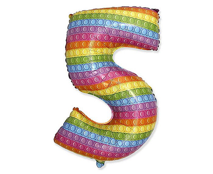GOD BALON FOLIE ALUMINIU  Number 5, POP IT, 85cm 901815POP [1]