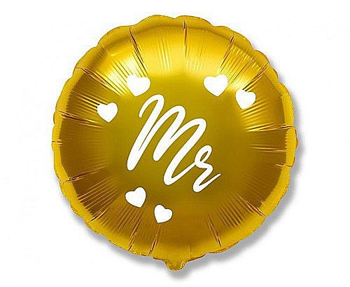 GOD BALON FOLIE ALUMINIU Mr, gold, 48cm 401621 [1]