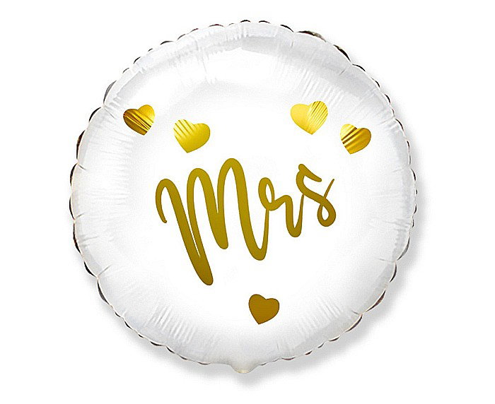 GOD BALON FOLIE ALUMINIU Mrs, white, 48cm 401622 [1]