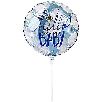 GOD BALON FOLIE ALUMINIU Hello baby, 36cm, blue 402612 [1]