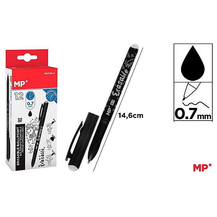 PIX CU RADIERA IPB 0.7MM  NEGRU PE212N-S [1]