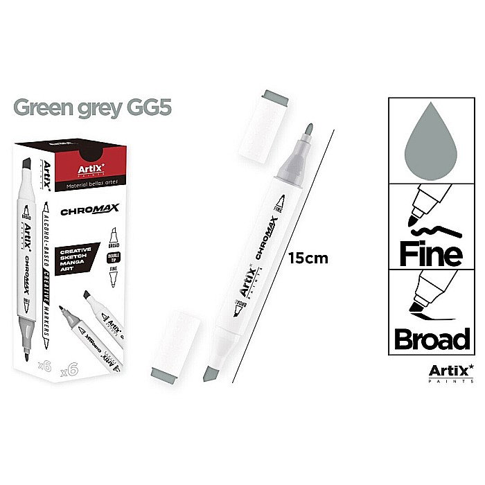 ART MARKER IPB 2 CAPETE GREEN GRAY CG5 PP915-116 nn [1]