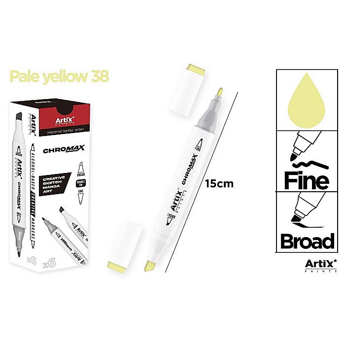 ART MARKER IPB 2 CAPETE GALBEN PAL 38 PP915-38 nn [1]