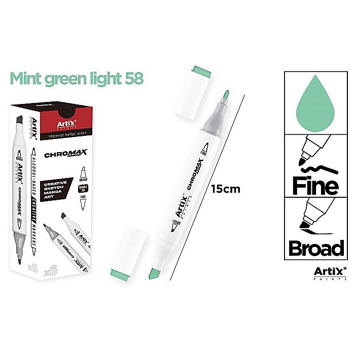 ART MARKER IPB 2 CAPETE VERDE MENTA DESCHIS 58 PP915-58 nn [1]