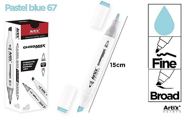 ART MARKER IPB 2 CAPETE ALBASTRU PASTEL 67 PP915-67 nn [1]