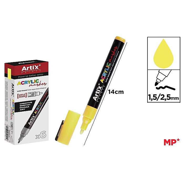 MARKER ACRILIC IPB 1.5-2.5MM GALBEN PP922-11 [1]