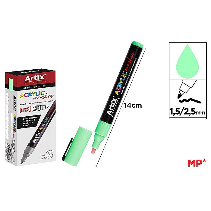 MARKER ACRILIC IPB 1.5-2.5MM VERDE MAR PP922-14 [1]