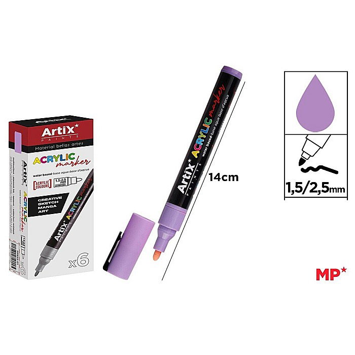 MARKER ACRILIC IPB 1.5-2.5MM LAVANDA PP922-22 [1]