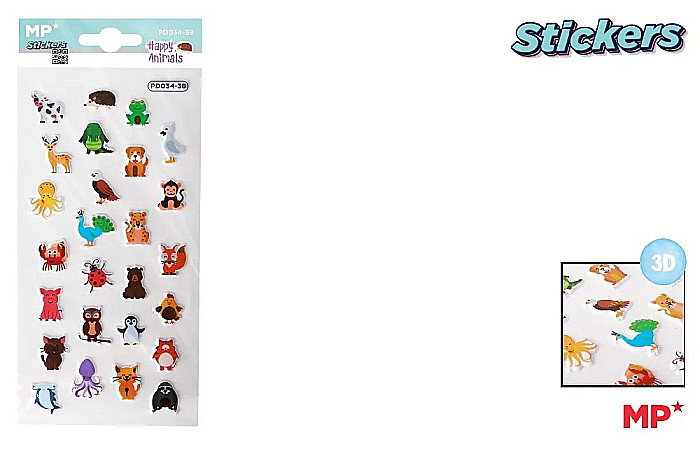 STICKER 3D IPB ANIMALE FERICITE PD034-38 [2]