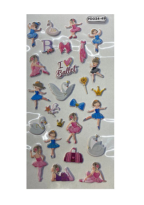 STICKER 3D IPB BALET PD034-49 [1]